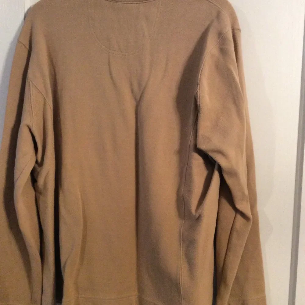 Disneyland Disney Winnie the Pooh partial zip collar long sleeve shirt XL mens